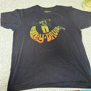 Harley-Davidson Black Tee with Green Graphic